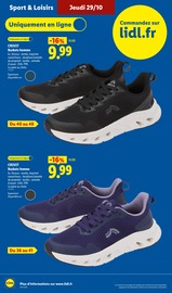 Promos Chaussures dans le catalogue "Faites briller les fêtes à prix minis !" de Lidl Chaussures en promo dans le catalogue Lidl à la page 38