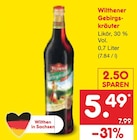 Gebirgskräuter Likör von Wilthener im aktuellen Netto Marken-Discount Prospekt