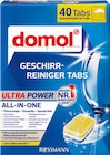 Geschirr-Reiniger Tabs Ultra Power 40 Stück Angebote von Domol bei Rossmann Erkelenz für 3,95 €