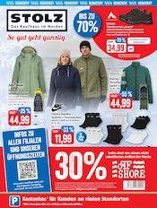 Aktueller Kaufhaus Stolz Prospekt mit Schuhe, "STOLZ. Das Kaufhaus im Norden.", Seite 1