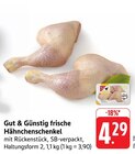 frische Hähnchenschenkel Angebote von Gut & Günstig bei E center Nürtingen für 4,29 €