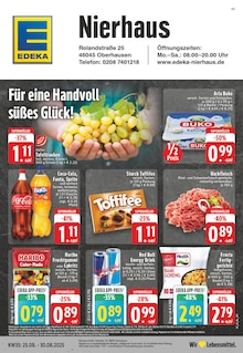 EDEKA Prospekt der KW 34 "Aktuelle Angebote" Aktueller EDEKA Prospekt "Aktuelle Angebote" Seite 1 von 24 Seiten