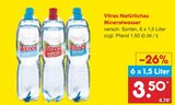 Natürliches Mineralwasser im Angebot bei Netto Marken-Discount in Halberstadt Natürliches Mineralwasser Angebote von Vitrex bei Netto Marken-Discount Halberstadt für 3,50 €