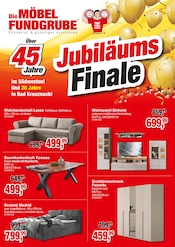 Aktueller Die Möbelfundgrube Möbel & Einrichtung Prospekt in St. Wendel und Umgebung, "JUBILÄUMS FINALE" mit 1 Seite, 23.12.2025 - 31.12.2025