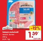 Salami-Aufschnitt Angebote von Hofmaier bei Netto Marken-Discount Lippstadt für 1,39 €