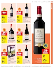 Promos Vin Rouge dans le catalogue "Carrefour" de Carrefour à la page 39