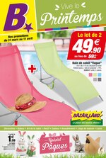 Catalogue Bazarland à Nancy, avec 12 pages Prospectus Bazarland à Nancy, "Vive le Printemps", 12 pages, 31/03/2021 - 11/04/2021