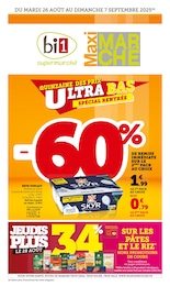 Prospectus Supermarchés Bi1 en cours, QUINZAINE DES PRIX ULTRA BAS : SPÉCIAL RENTRÉE, 14 pages, 26/08/2025 - 07/09/2025 Catalogue Supermarchés Bi1 en cours à Entrains-sur-Nohain et alentours, QUINZAINE DES PRIX ULTRA BAS : SPÉCIAL RENTRÉE, 14 pages, 26/08/2025 - 07/09/2025