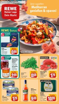 Aktueller REWE Prospekt "Dein Markt" Aktueller REWE Prospekt
