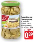 Champignons im Angebot bei E center in Trier Champignons Angebote von Gut & Günstig bei E center Trier für 0,89 €