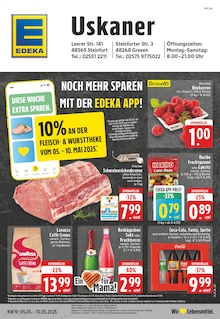 EDEKA Horstmar Prospekt der aktuellen Woche, gültig von 05.05.2025 bis 10.05.2025 Aktueller EDEKA Horstmar Prospekt "Aktuelle Angebote" mit 24 Seiten