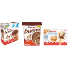 SUR TOUS LES CÔNES, BÂTONNETS ET LES POTS GLACÉS - KINDER en promo chez Carrefour Market Caen