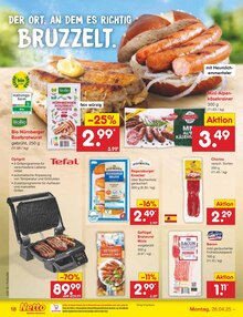 Bratwurst im Netto Marken-Discount Prospekt "Aktuelle Angebote" mit 44 Seiten (Regensburg)