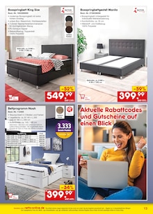 Boxspringbett im Netto Marken-Discount Prospekt "netto-online.de - Exklusive Angebote" mit 40 Seiten (Stuttgart)