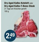 Kalbs-Kotelett oder Kalbs-T-Bone-Steak von  im aktuellen V-Markt Prospekt für 2,49 €