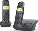 Schnurloses Telefon + Anrufbeantworter A270A Duo Angebote von Panasonic bei EURONICS Delmenhorst für 33,00 €