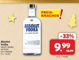 Vodka im Angebot bei Markant Nordwest in Emden Vodka Angebote von Absolut bei Markant Nordwest Emden für 9,99 €