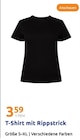 Oberbekleidung im Action Prospekt T-Shirt mit Rippstrick im aktuellen Action Prospekt für 3,59 €