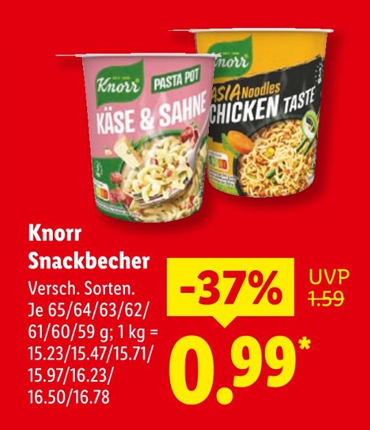 Snackbecher Asia Noodles Chicken Taste