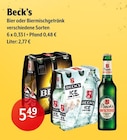 Aktuelles Beck’s Bier oder Biermischgetränk Angebot bei Trink und Spare in Nettetal ab 5,49 €
