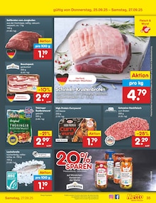 Hackfleisch im Netto Marken-Discount Prospekt "Aktuelle Angebote" mit 44 Seiten (Oldenburg)