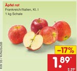 Aktuelles Äpfel rot Angebot bei Netto Marken-Discount in Düsseldorf ab 1,89 €