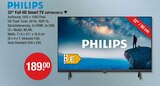 32" Full HD Smart TV Angebote von Philips bei V-Markt Kempten für 189,00 €