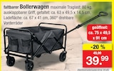 Faltbarer Bollerwagen im Angebot bei Zimmermann in Delmenhorst Faltbarer Bollerwagen Angebote bei Zimmermann Delmenhorst für 39,99 €