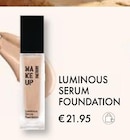 Make-up im Müller Prospekt LUMINOUS SERUM FOUNDATION von MAKE UP FACTORY im aktuellen Müller Prospekt für 21,95 €