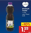 Direktsaft Traube im Angebot bei Netto Marken-Discount in Wuppertal Direktsaft Traube Angebote bei Netto Marken-Discount Wuppertal für 1,25 €