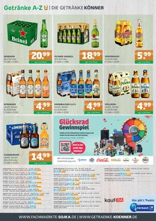 Bier im aktuellen Getränke A-Z Prospekt (Eberswalde) Bier im Getränke A-Z Prospekt "DIE GETRÄNKEKÖNNER" mit 4 Seiten (Eberswalde)