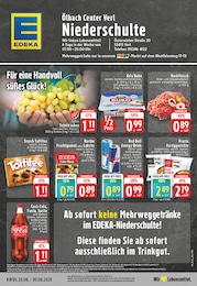 Discounter Prospekt von EDEKA Schloß Holte-Stukenbrock EDEKA Prospekt: "Aktuelle Angebote", 24 Seiten, 25.08.2025 - 30.08.2025