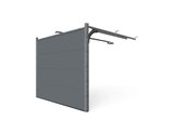 Porte de garage H. 200 x L. 240 cm. Ép. 40 mm Gris en promo chez Brico Dépôt Porte de garage H. 200 x L. 240 cm. Ép. 40 mm Gris dans le catalogue Brico Dépôt