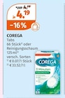 Tabs 66 Stück oder Reinigungsschaum 125 ml von COREGA im aktuellen Müller Prospekt