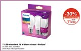 LED standard 75 W blanc chaud - Philips en promo chez Monoprix LED standard 75 W blanc chaud - Philips dans le catalogue Monoprix