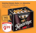 Edelpils im Angebot bei GLOBUS in Weimar Edelpils Angebote von Köstritzer bei GLOBUS Weimar für 9,99 €