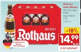 Hefe-Weizen Angebote von Rothaus bei Netto Marken-Discount Reutlingen für 14,99 €