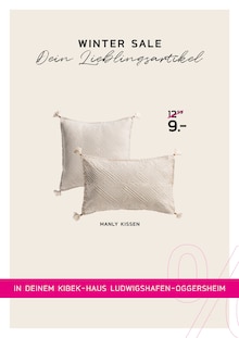 Kissen im Kibek Prospekt "WINTER SALE" mit 21 Seiten (Mannheim)
