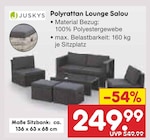 Polyrattan Lounge Salou von Juskys im aktuellen Netto Marken-Discount Prospekt für 249,99 €