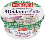Le Fromage Fouetté Madame Loïk Échalote Ciboulette - Paysan Breton - Intermarché Hyper Le Fromage Fouetté Madame Loïk Échalote Ciboulette - Paysan Breton à 1,23 € dans le catalogue Intermarché Hyper