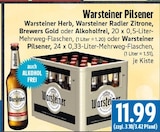 Aktuelles Warsteiner Herb, Warsteiner Radler Zitrone, Brewers Gold oder Alkoholfrei Angebot bei EDEKA in Gießen ab 11,99 €