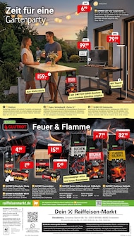 Holzkohle im aktuellen Raiffeisenmarkt Prospekt (Münster) Holzkohle im Raiffeisenmarkt Prospekt "Gartenzeit & Spielspaß Wohlfühlen für alle" mit 12 Seiten (Münster)