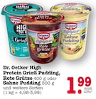High Protein Grieß Pudding im Angebot bei E center in Baden-Baden High Protein Grieß Pudding Angebote von Dr. Oetker bei E center Baden-Baden für 1,99 €