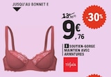 Soutien-gorge maintien avec armatures - TISSIAIA en promo chez E.Leclerc Reims à 9,76 €
