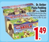 Paula Pudding Snack im EDEKA Prospekt Paula Pudding Snack von Dr. Oetker im aktuellen EDEKA Prospekt für 1,49 €