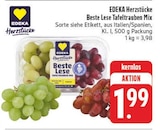 Beste Lese Tafeltrauben Mix bei EDEKA im Prospekt "" für 1,99 €