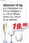 Gläserset 18-tlg. Angebote bei Möbel AS Rottenburg für 19,95 €