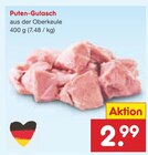 Puten-Gulasch für 2,99 € bei Netto Marken-Discount im Angebot Puten-Gulasch im aktuellen Netto Marken-Discount Prospekt