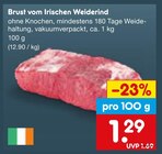 Aktuelles Brust vom Irischen Weiderind Angebot bei Netto Marken-Discount in Reutlingen ab 1,29 €