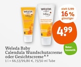 Baby Calendula Wundschutzcreme oder Gesichtscreme von Weleda im aktuellen tegut Prospekt für 4,99 €